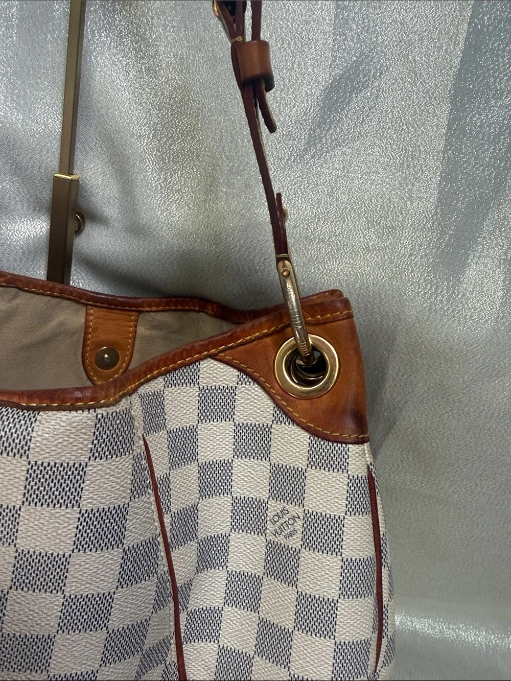 Louis Vuitton Damier Azur Galleria Shoulder Bag